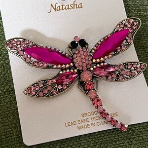 NATASHA Dragonfly Brooch